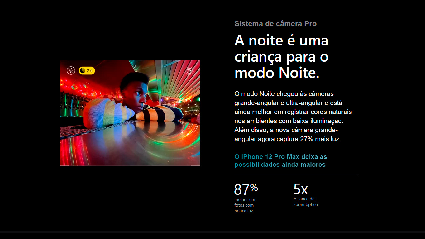 iPhone 12 Pro Max Apple Azul Pacífico 512GB Desbloqueado - MGDL3BZ/A